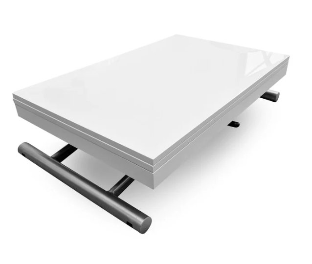 Coffee Transforming Long & Narrow Dining table set
